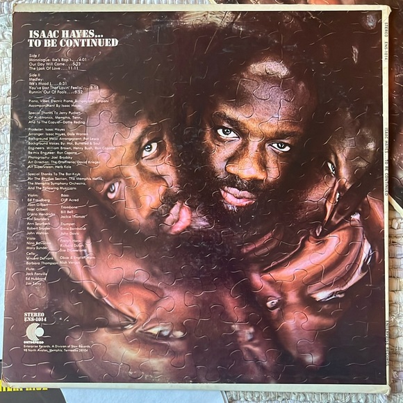 Isaac Hayes - “...To Be Continued” Vinyl LP - Picture 2 of 5